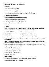 Đề cương ôn thi học kì I môn Hóa 8